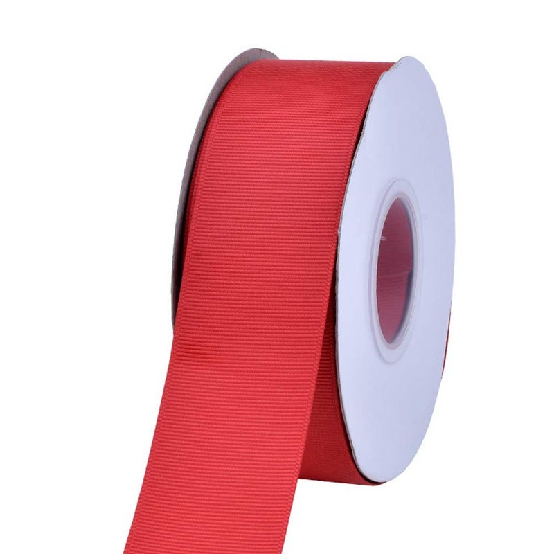 Ribest 1 1/2 inch Red Grosgrain Ribbon 25 Yards Per Roll for Crafts Bow Maker Wreaths Gift Wrapping Hair Accessories Wedding - Image 2